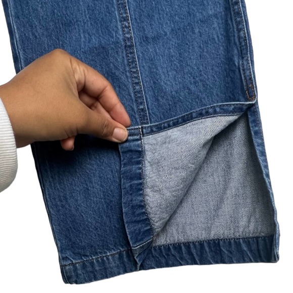 NWT Madewell Denim Pull-On Loose Flare Pants - Picture 9 of 16